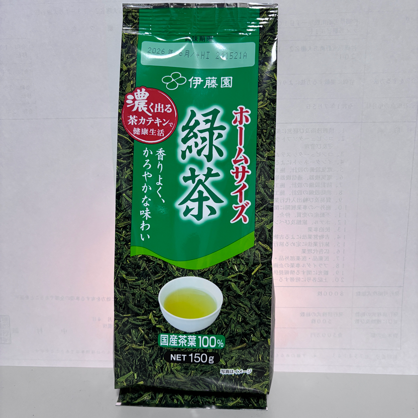 伊藤園 日本製緑茶 150g袋